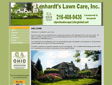 Tablet Screenshot of lenhardtslawncare.com